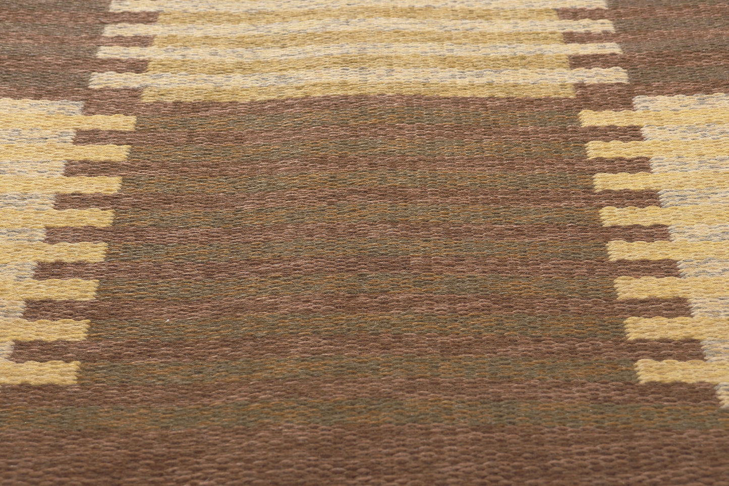 6 x 10 Carl Malmsten Vintage Swedish Rollakan Rug 78609
