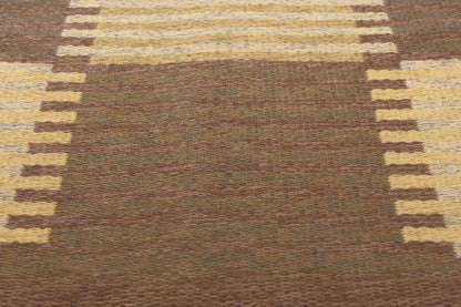 6 x 10 Carl Malmsten Vintage Swedish Rollakan Rug 78609