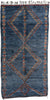 6 x 11 Vintage Blue Moroccan Rug 20728