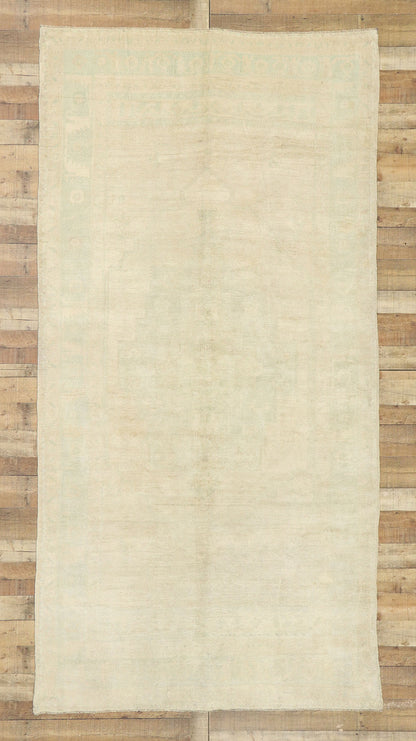 6 x 11 Vintage Turkish Oushak Rug 52973