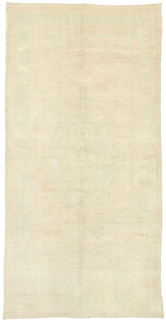 6 x 11 Vintage Turkish Oushak Rug 52973
