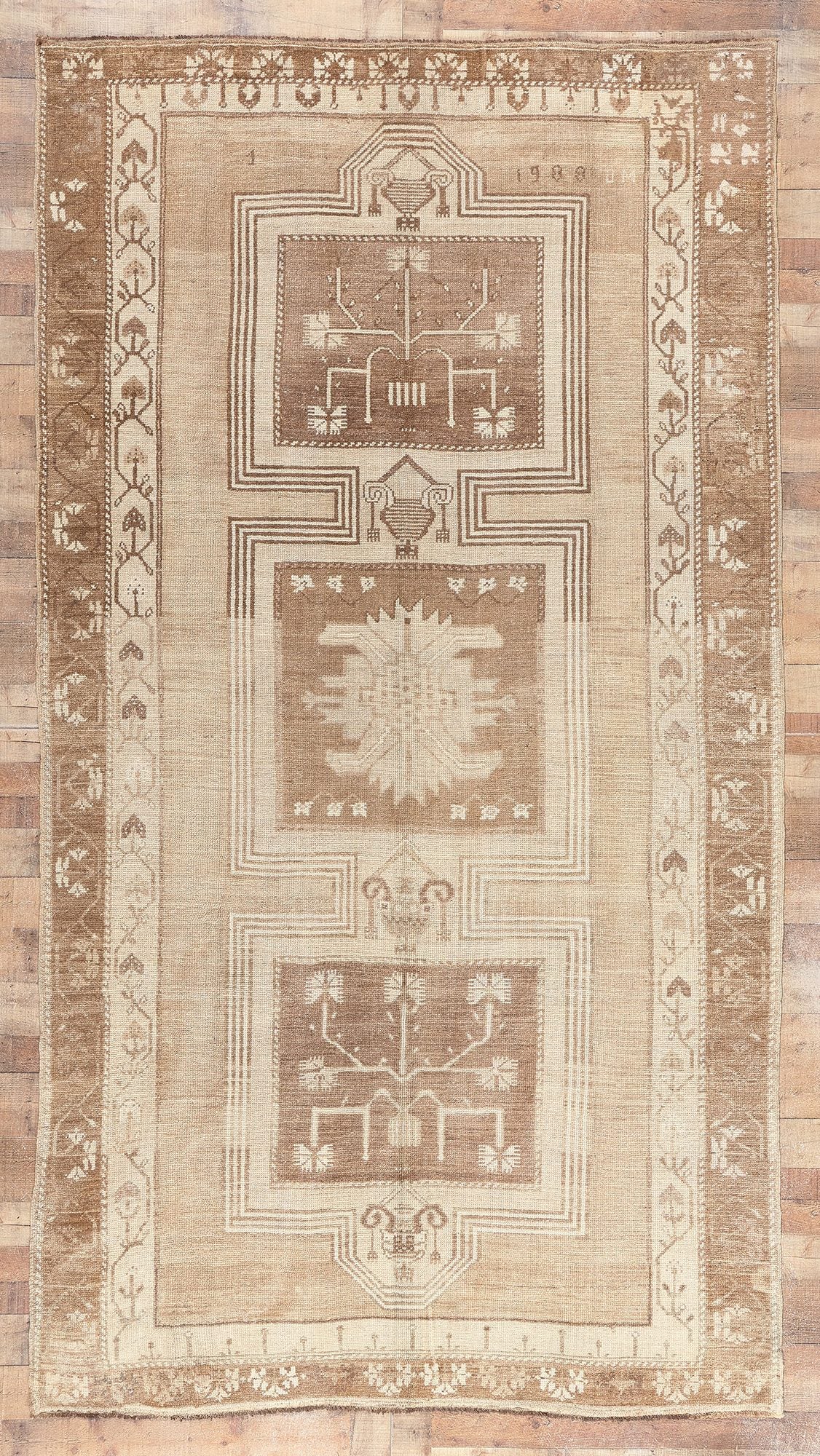6 x 12 Vintage Turkish Kars Rug 53726