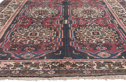 6 x 12 Vintage Persian Bakhtiari Rug 75880