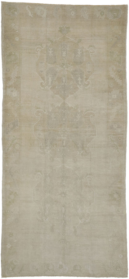 6 x 12 Vintage Turkish Oushak Rug 52473
