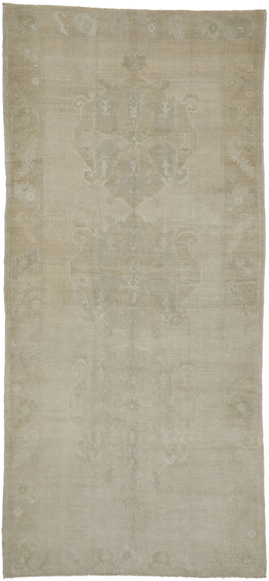 6 x 12 Vintage Turkish Oushak Rug 52473