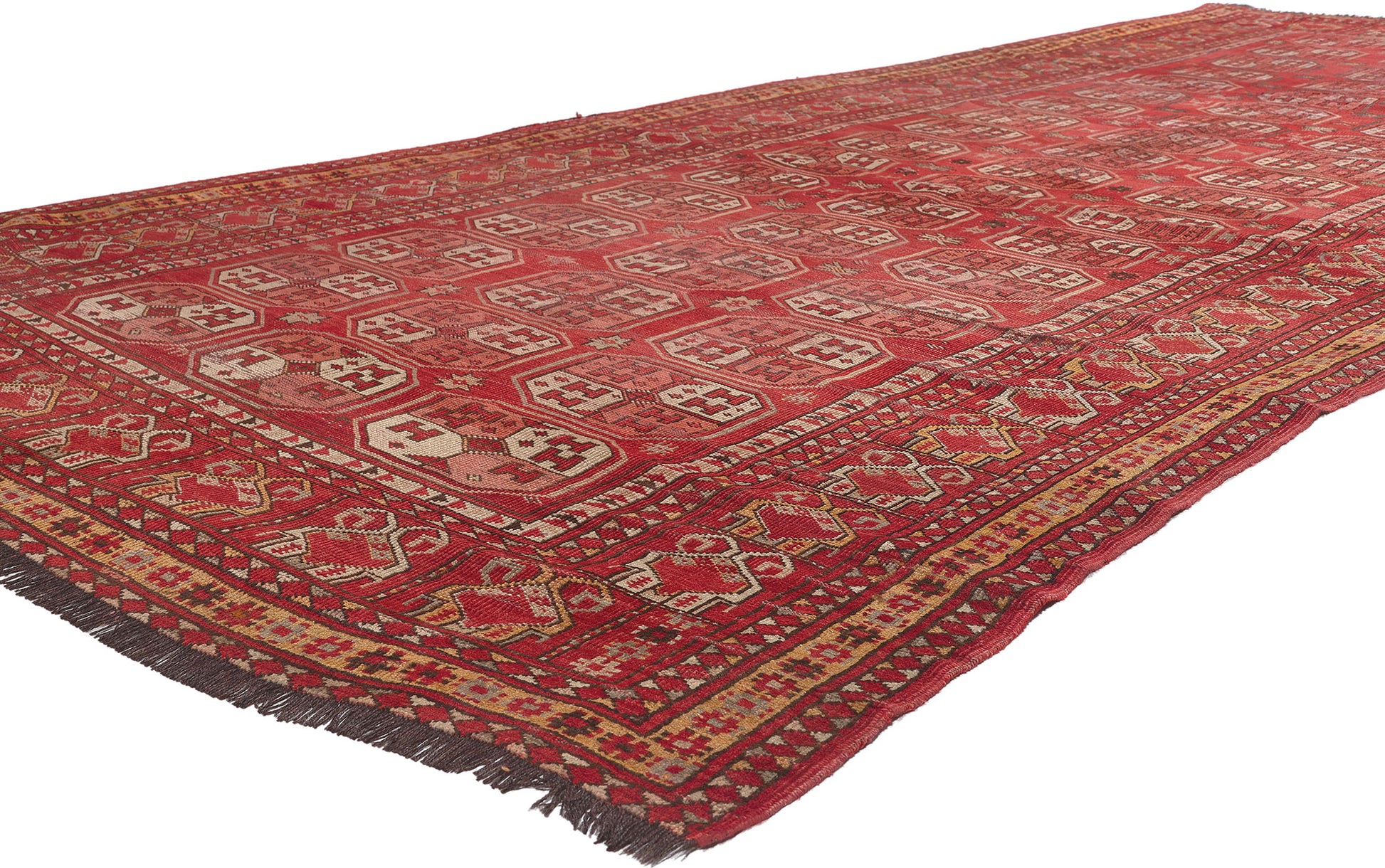 6 x 13 Antique Ersari Afghan Rug 74679