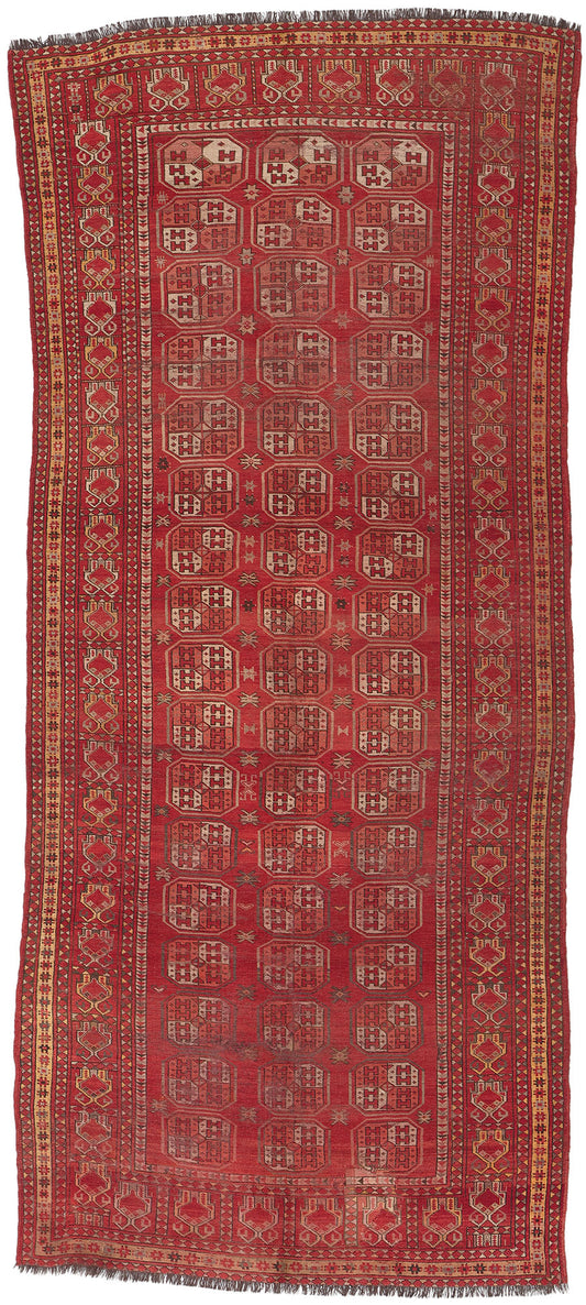 6 x 13 Antique Ersari Afghan Rug 74679