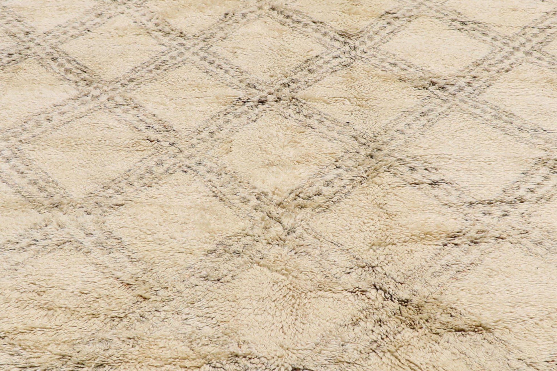 6 x 14 Vintage Moroccan Beni Ourain Rug 21415