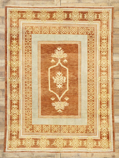 6 x 8 Modern Turkish Oushak Rug 52932