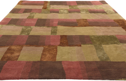 6 x 8 Tibetan Wool and Silk Rug 78532