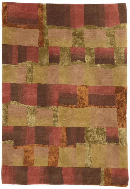 6 x 8 Tibetan Wool and Silk Rug 78532