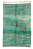 6 x 8 Green Beni Mrirt Moroccan Rug 21096
