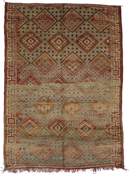 6 x 8 Vintage Beni MGuild Moroccan Rug 21250