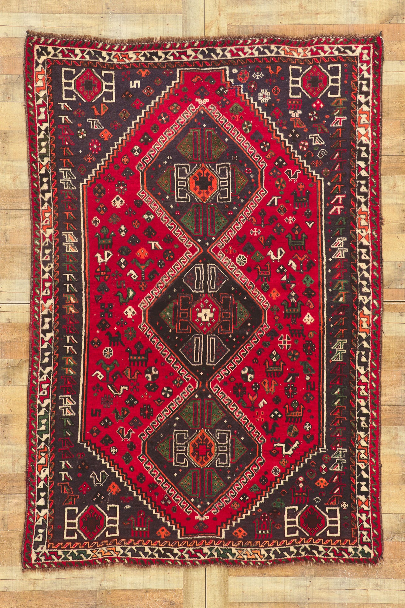74×180 “Wayward girl”ViNTAGE TURKiSH RUG Vintage Turkish Rug No. 188, 5'2 x 8'7