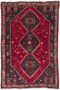 6 x 8 Vintage Persian Shiraz Rug 74735