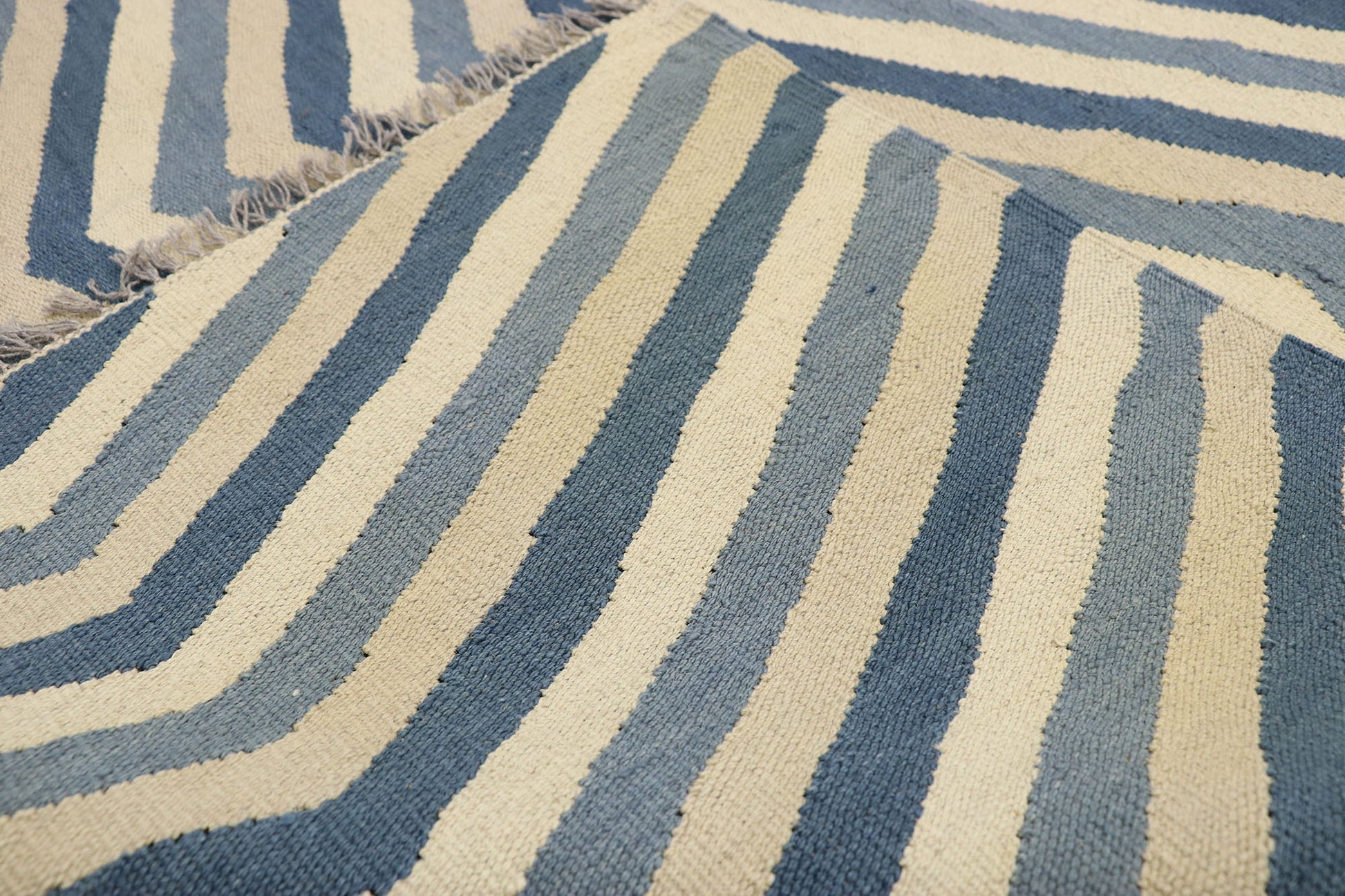 6 x 9 Coastal Style Kilim Rug 80453