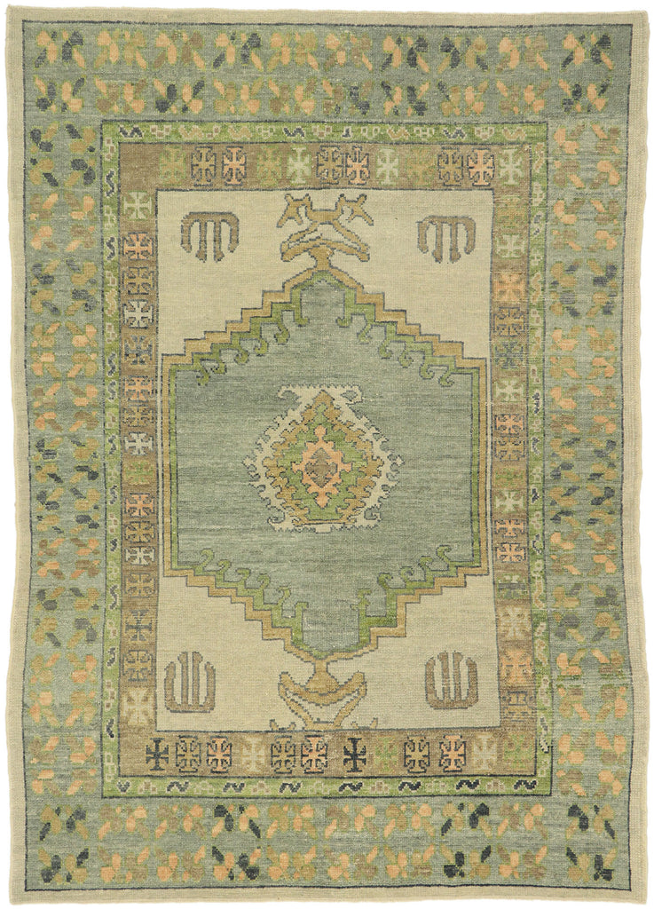 6 x 9 Turkish Oushak Rug 53203