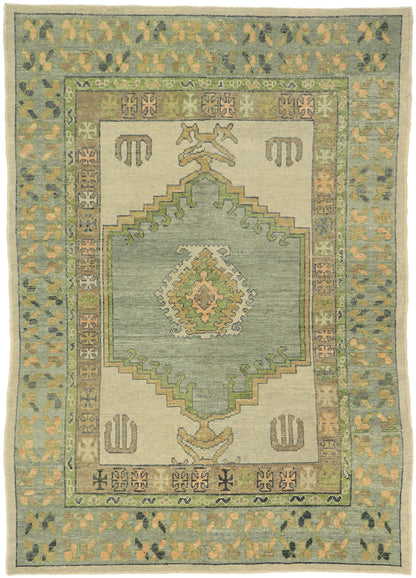 6 x 9 Turkish Oushak Rug 53203
