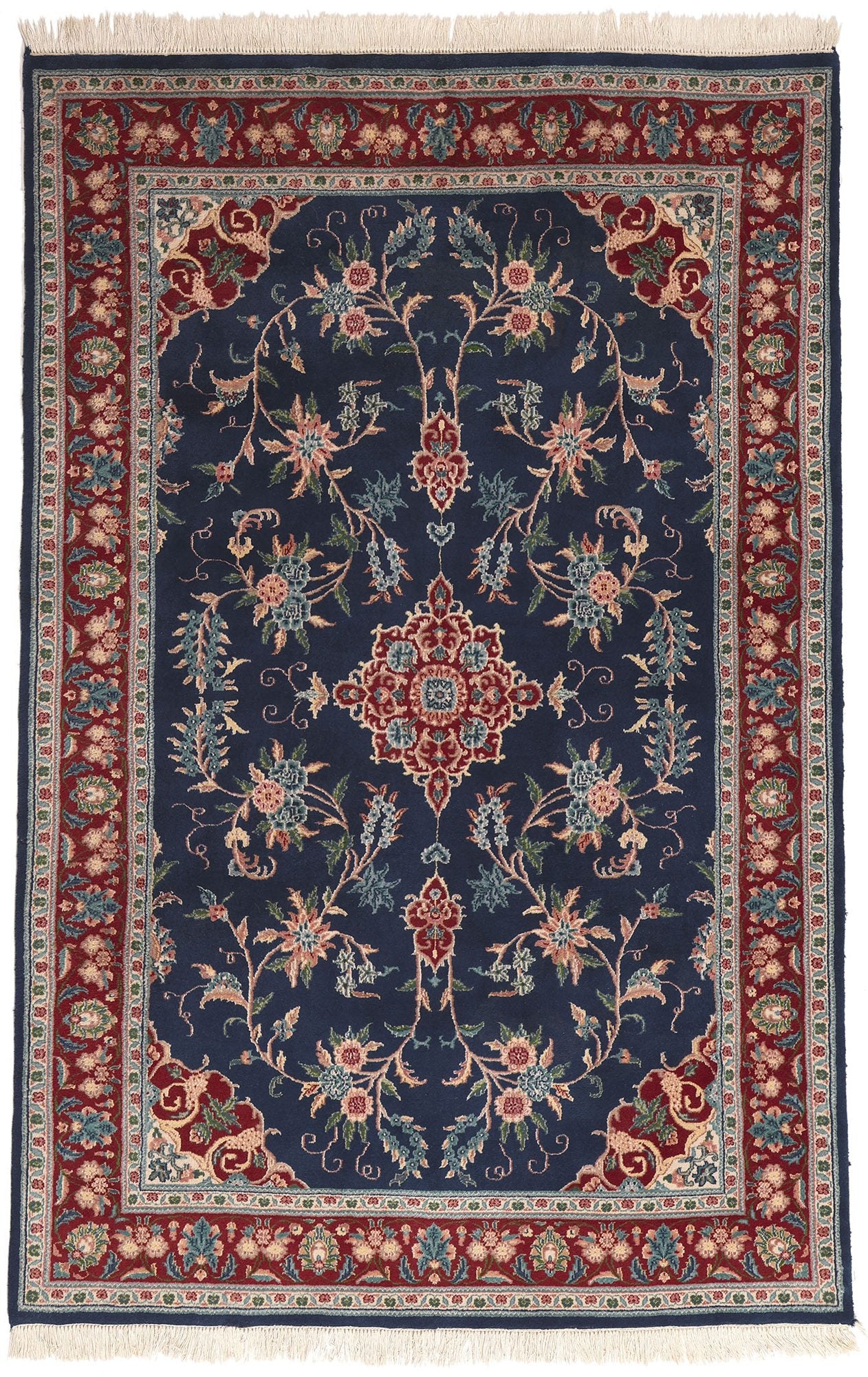6 x 9 Vintage Indian Rug 78645