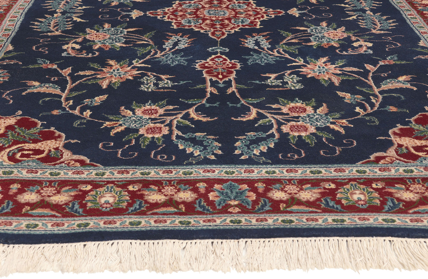 6 x 9 Vintage Indian Rug 78645