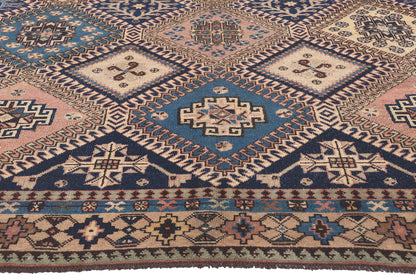 6 x 9 Antique Persian Shiraz Rug 61229
