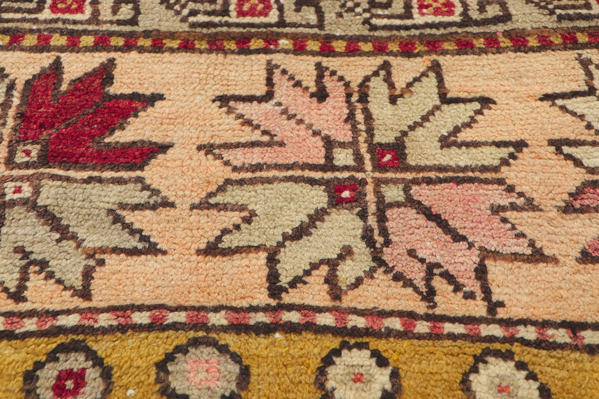 6 x 9 Vintage Turkish Oushak Rug 51668