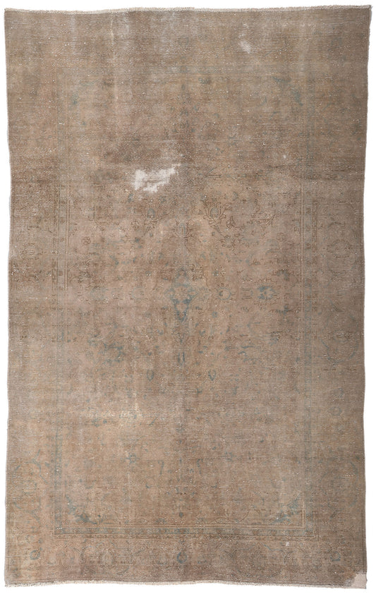 6 x 9 Antique Persian Kashan Rug 78600