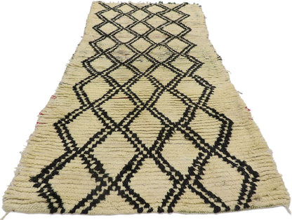 4 x 8 Vintage Moroccan Azilal Rug 21579