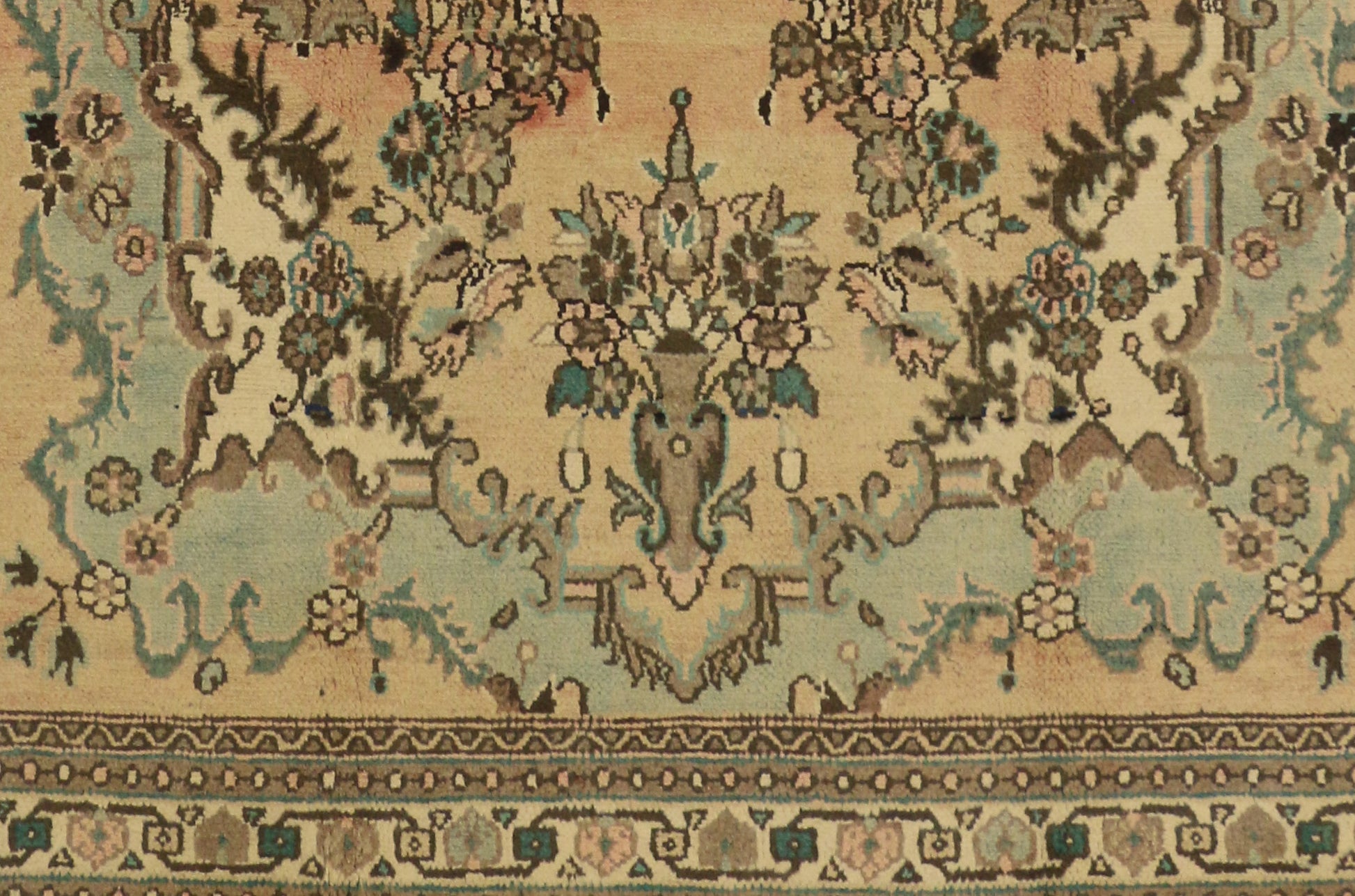 7 x 10 Vintage Persian Hamadan Rug 76022