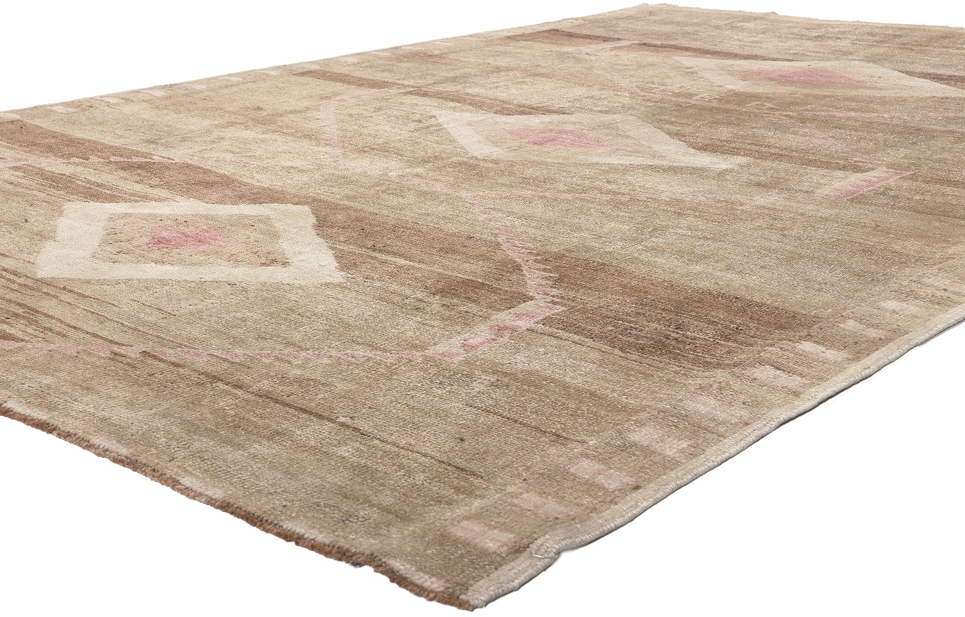 7 x 11 Vintage Turkish Kars Rug 53714