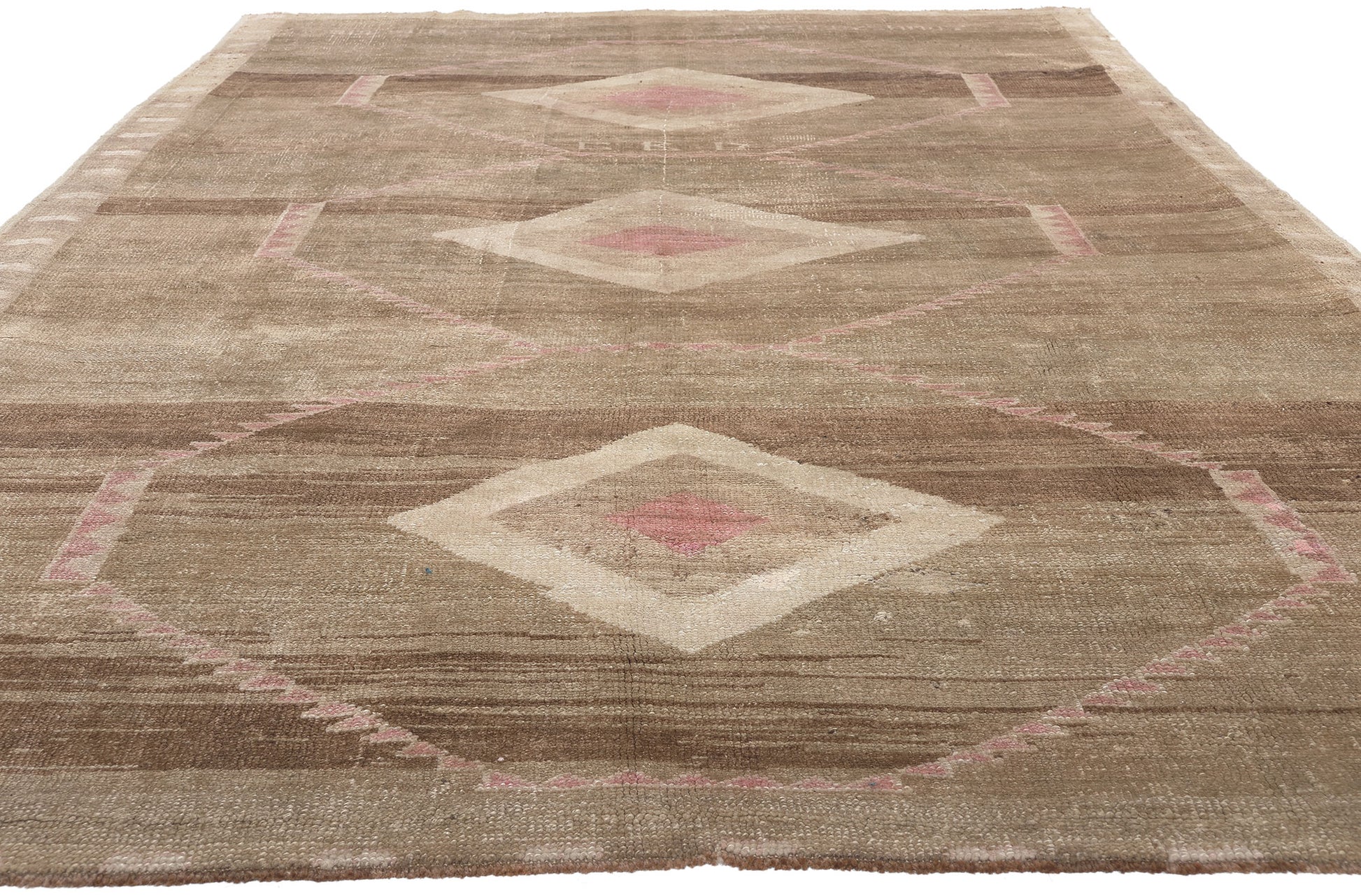 7 x 11 Vintage Turkish Kars Rug 53714