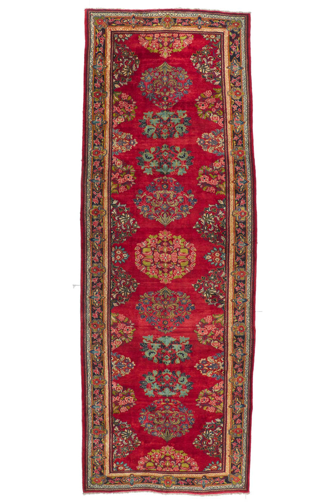 7 x 18 Vintage Persian Mahal Rug 61172