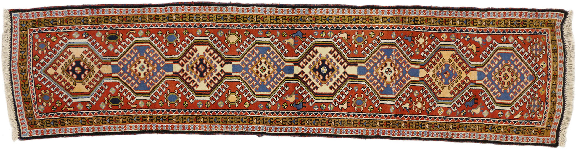 2 x 10 Vintage Yelemeh Rug 70124