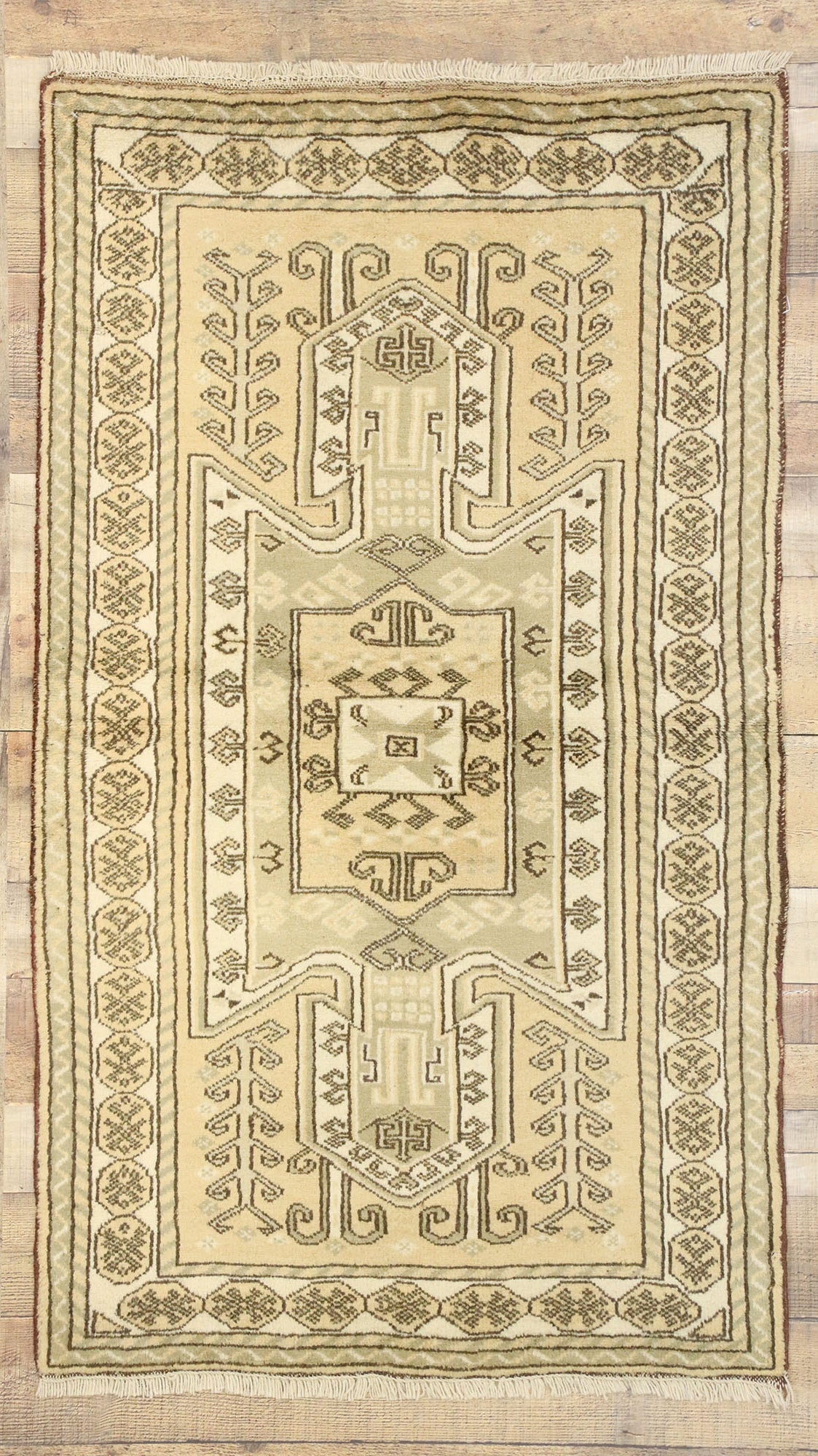 3 x 6 Vintage Persian Shirvan Rug 70126