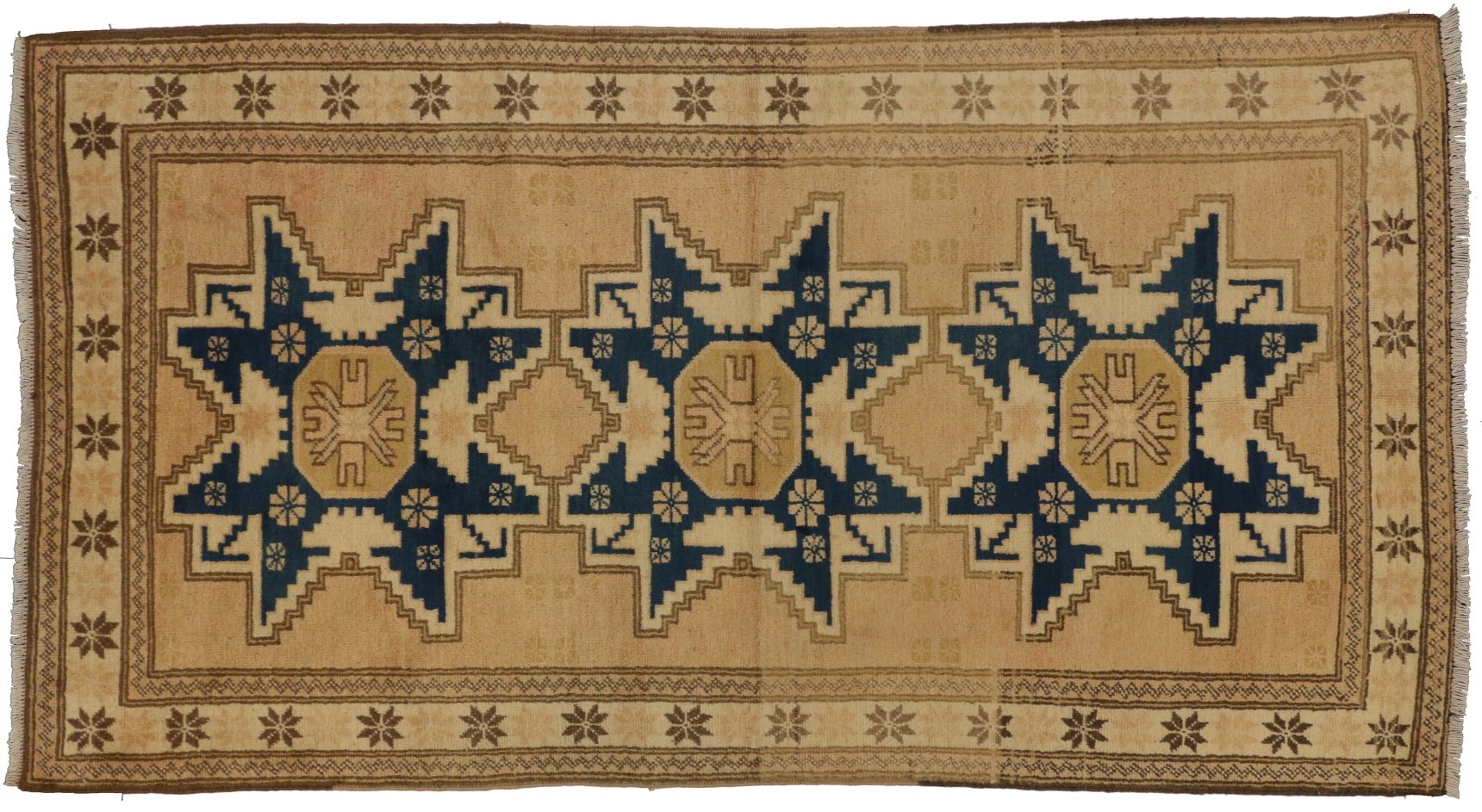 3 x 6 Vintage Oushak Rug 70134