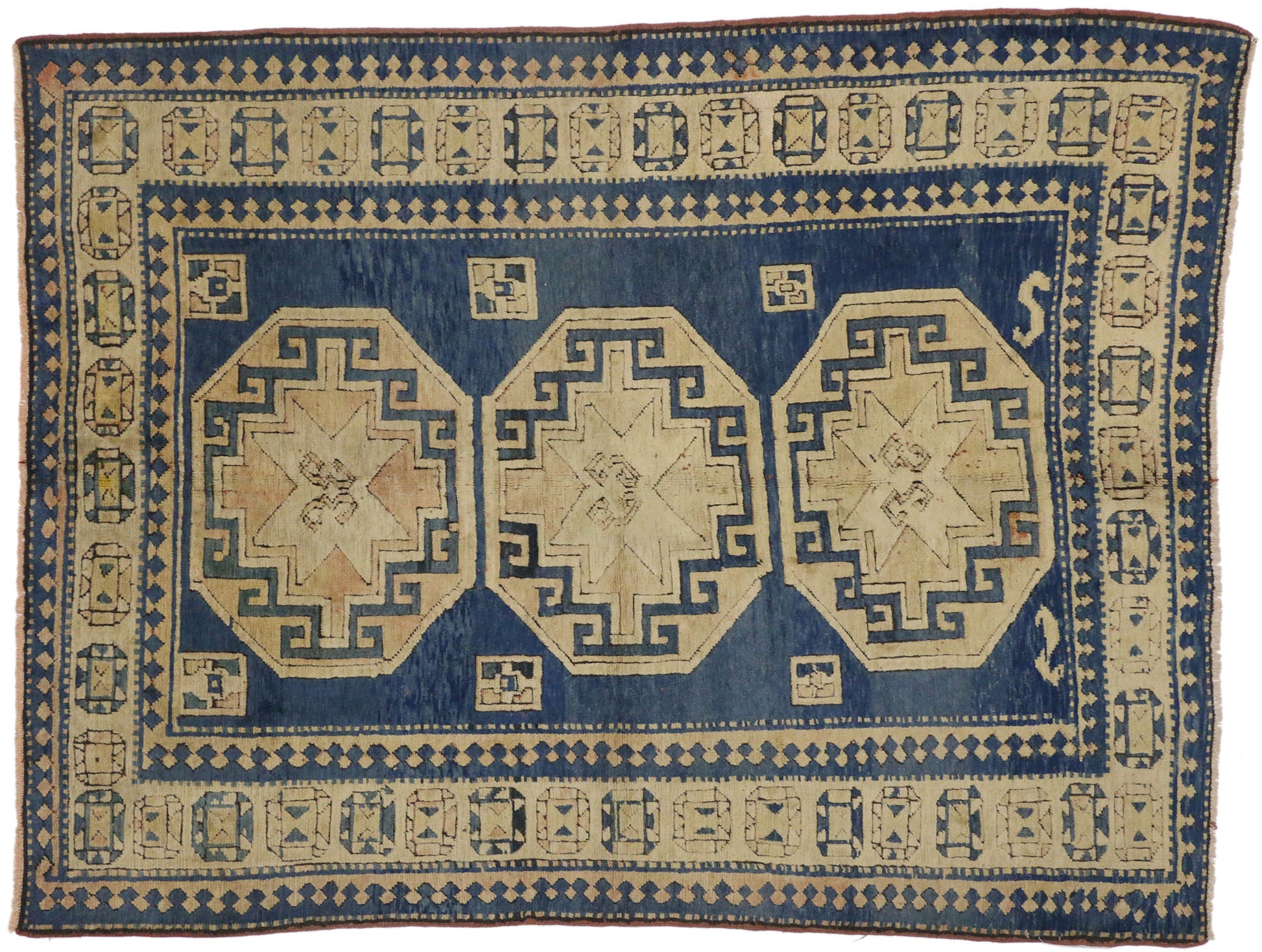 5 x 7 Vintage Kazak Rug 70141