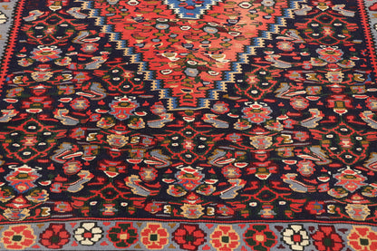 4 x 4 Vintage Persian Bijar Rug 70215