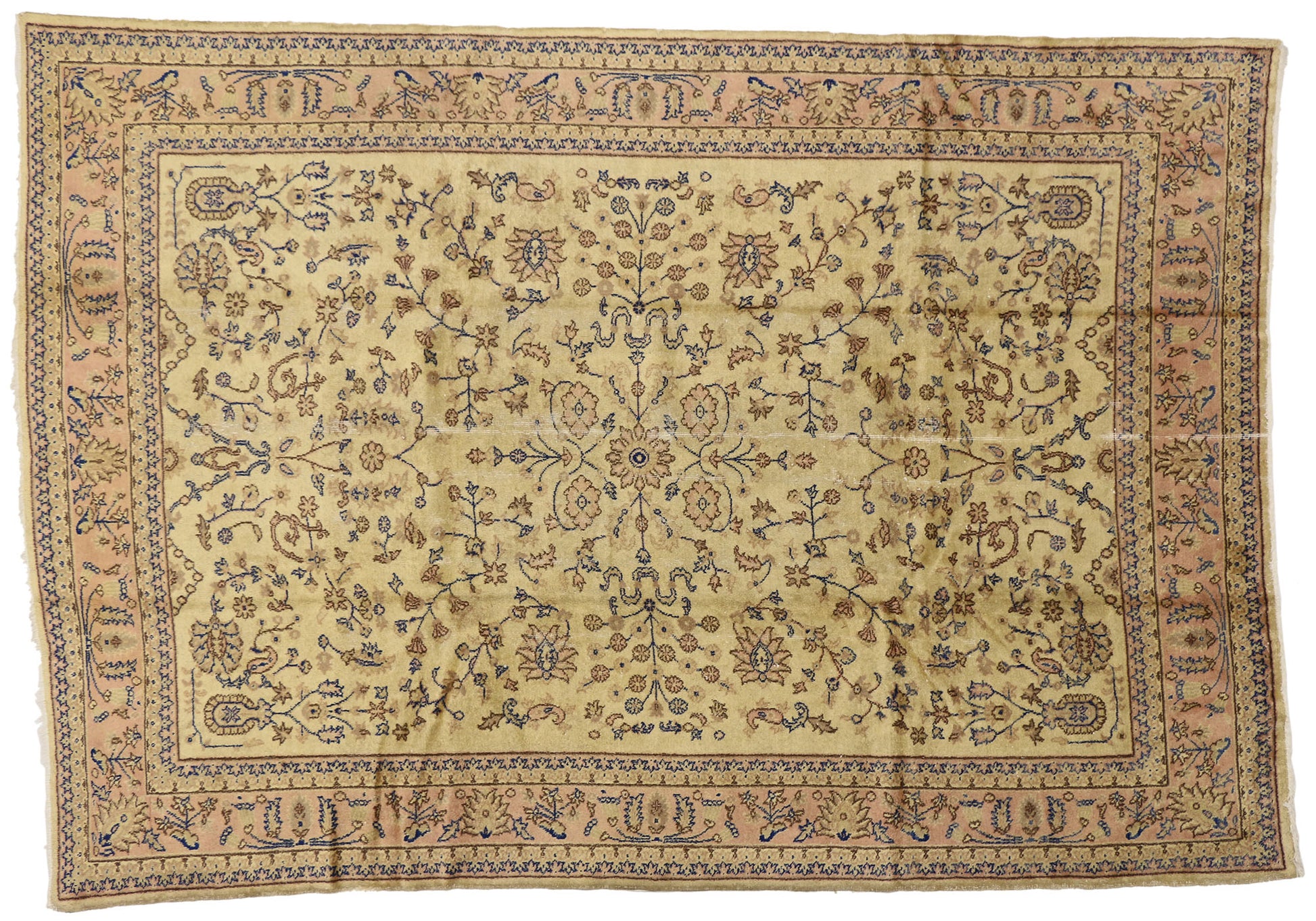 8 x 12 Vintage Turkish Sparta Rug 70246