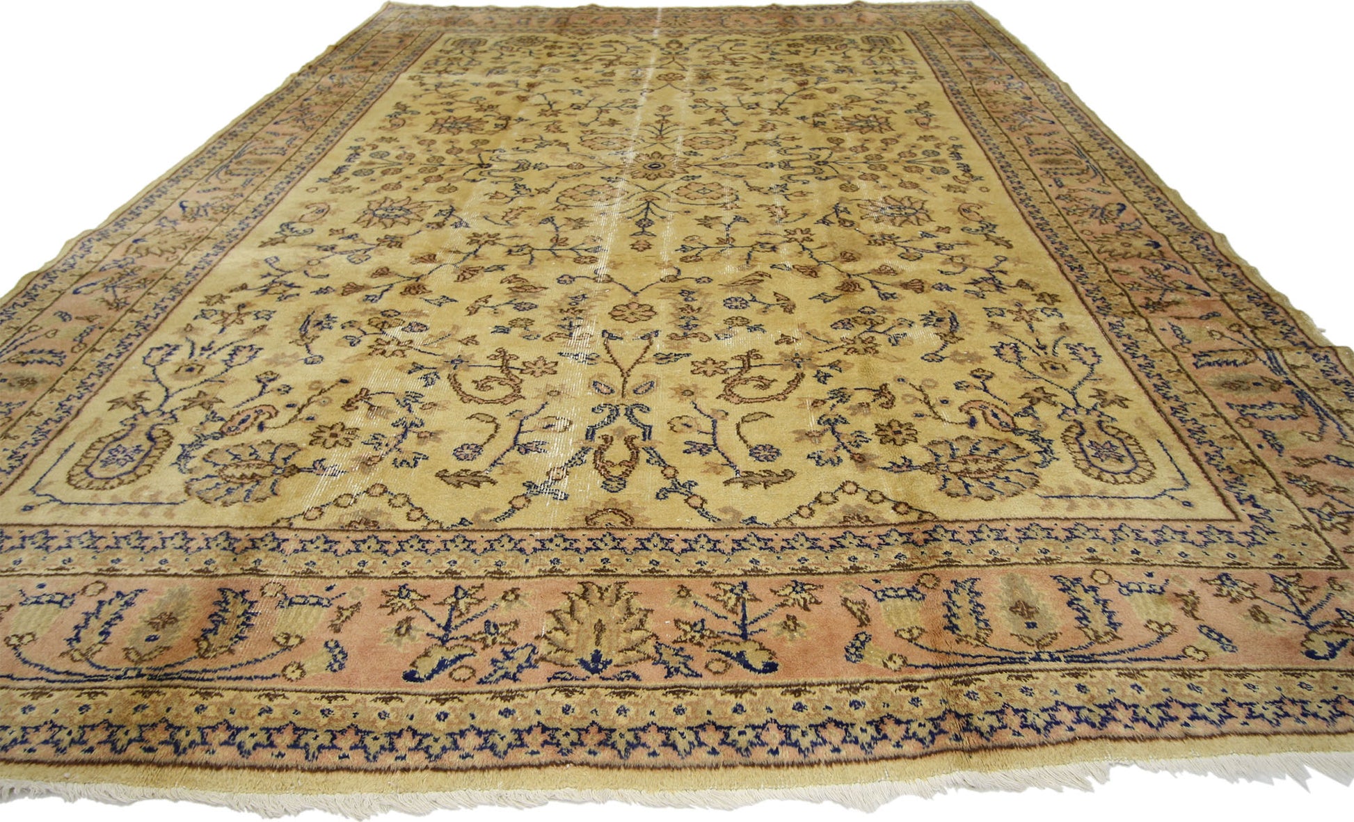 8 x 12 Vintage Turkish Sparta Rug 70246