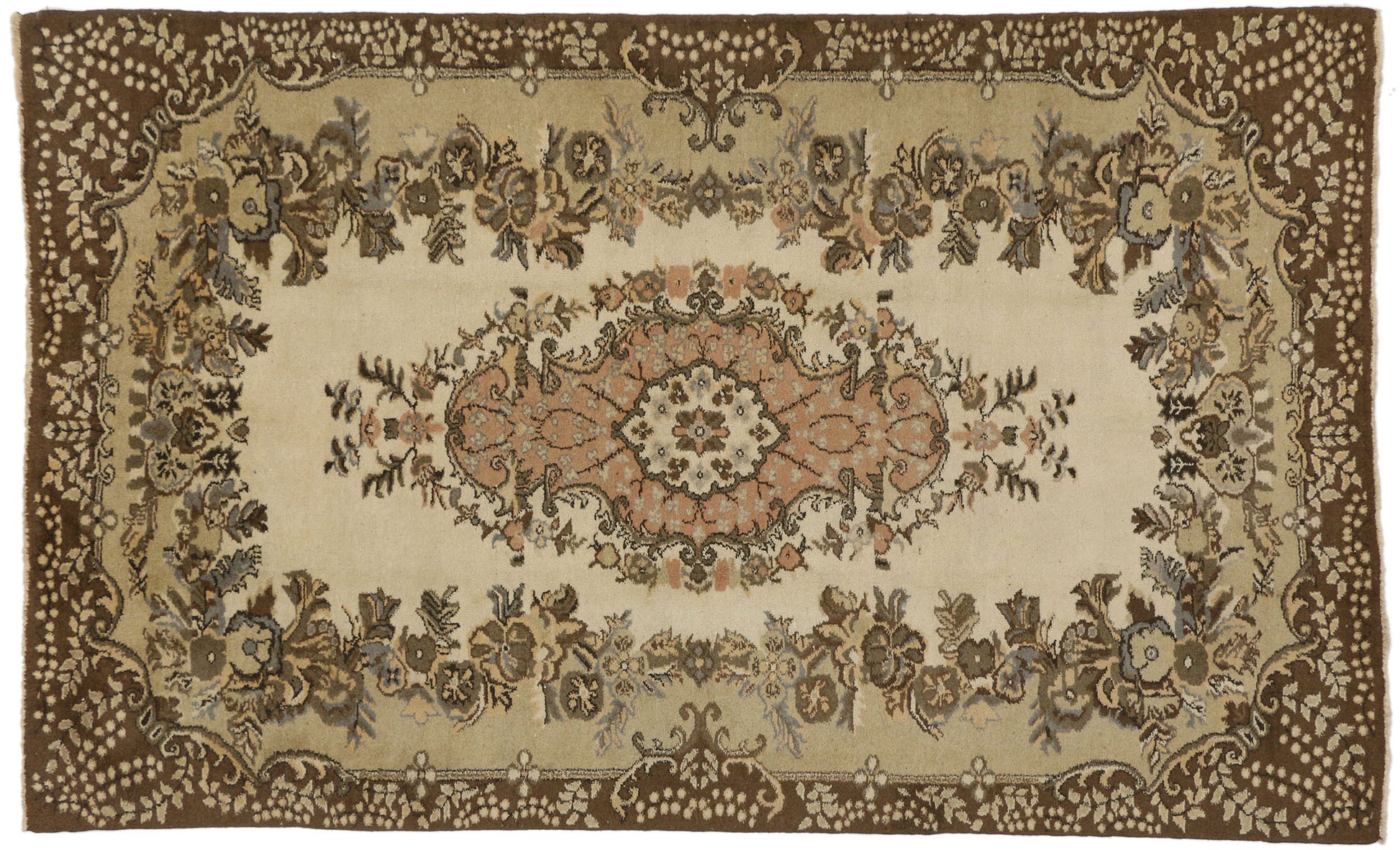 6 x 9 Vintage Turkish Sparta Rug 70309