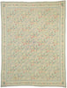 9 x 12 Vintage Chain Stitch Floral Rug 70479