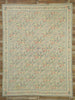 9 x 12 Vintage Chain Stitch Floral Rug 70479