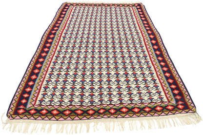 3 x 5 Vintage Persian Senneh Rug 70497