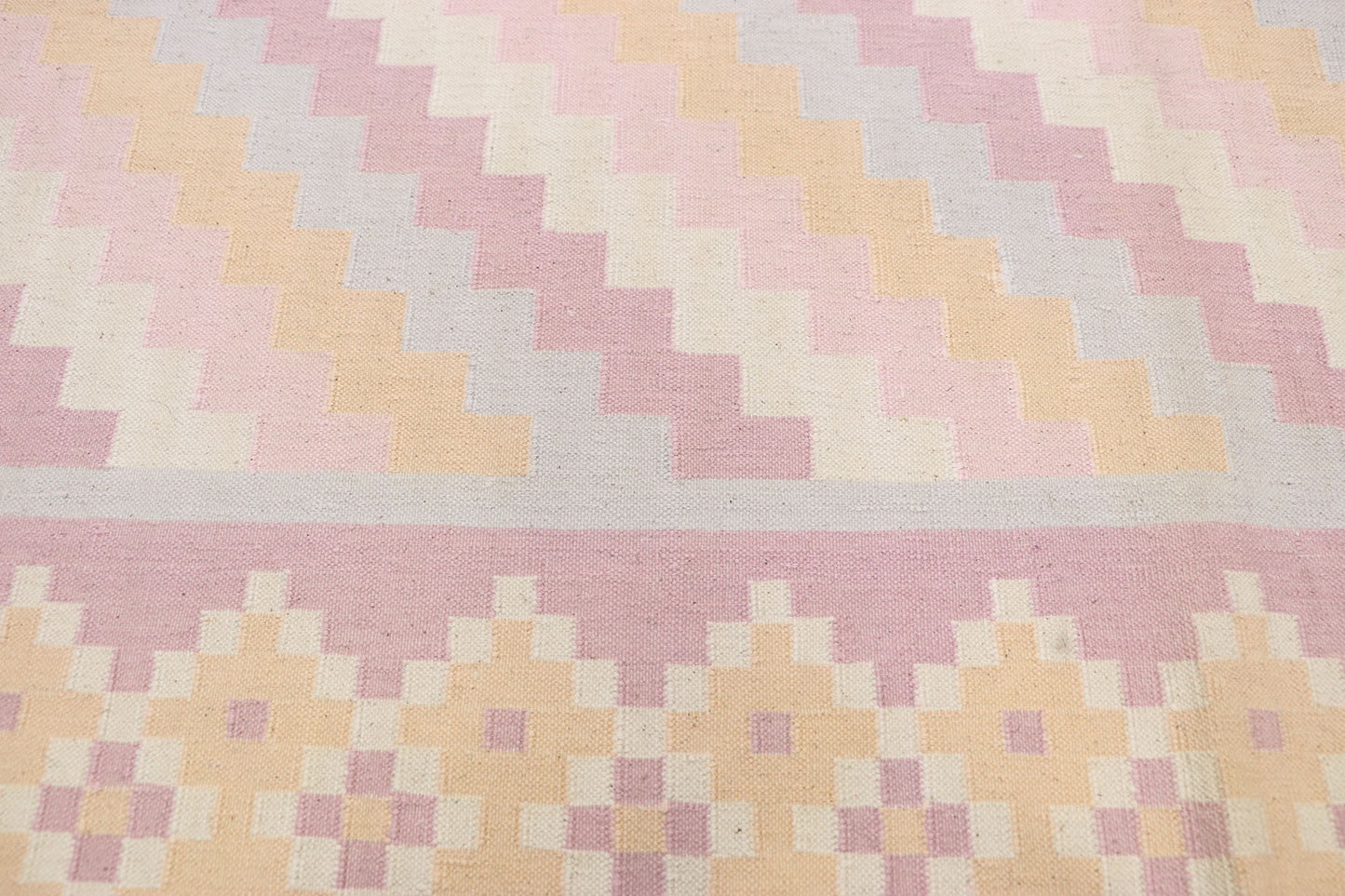 9 x 12 Vintage Indian Dhurrie Rug 70502