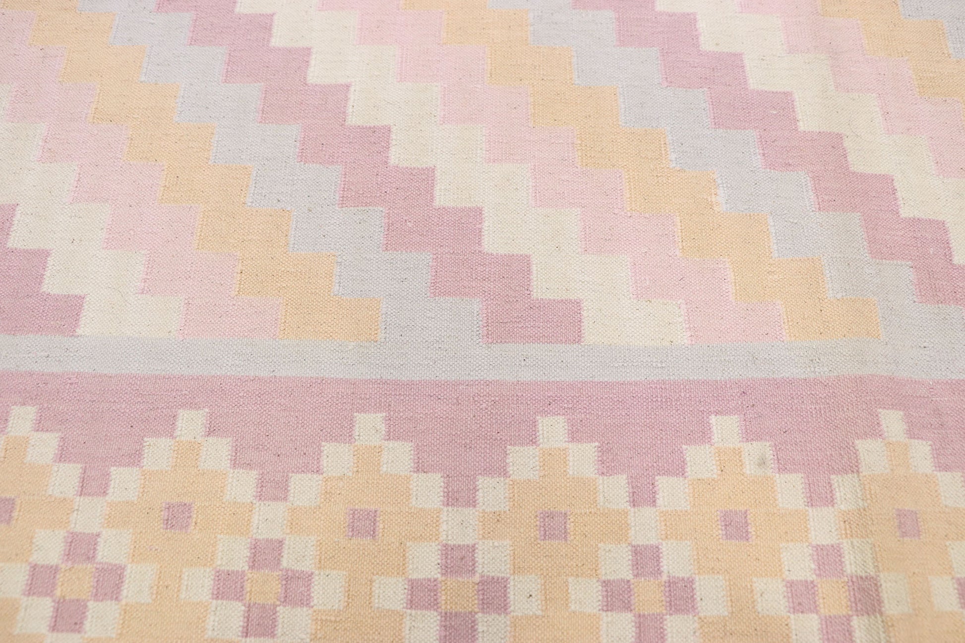 9 x 12 Vintage Indian Dhurrie Rug 70502