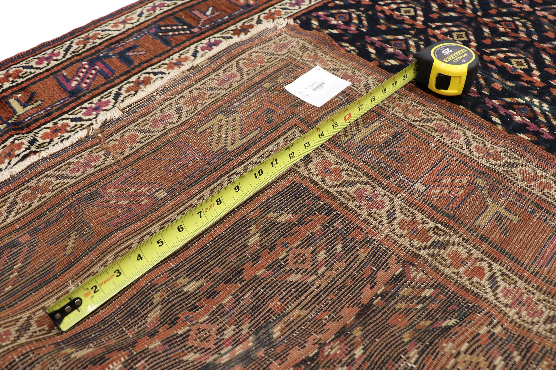 4 x 13 Antique Russian Caucasian Shirvan Boteh Runner 70541