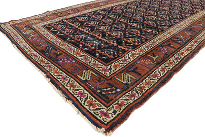 4 x 13 Antique Russian Caucasian Shirvan Boteh Runner 70541