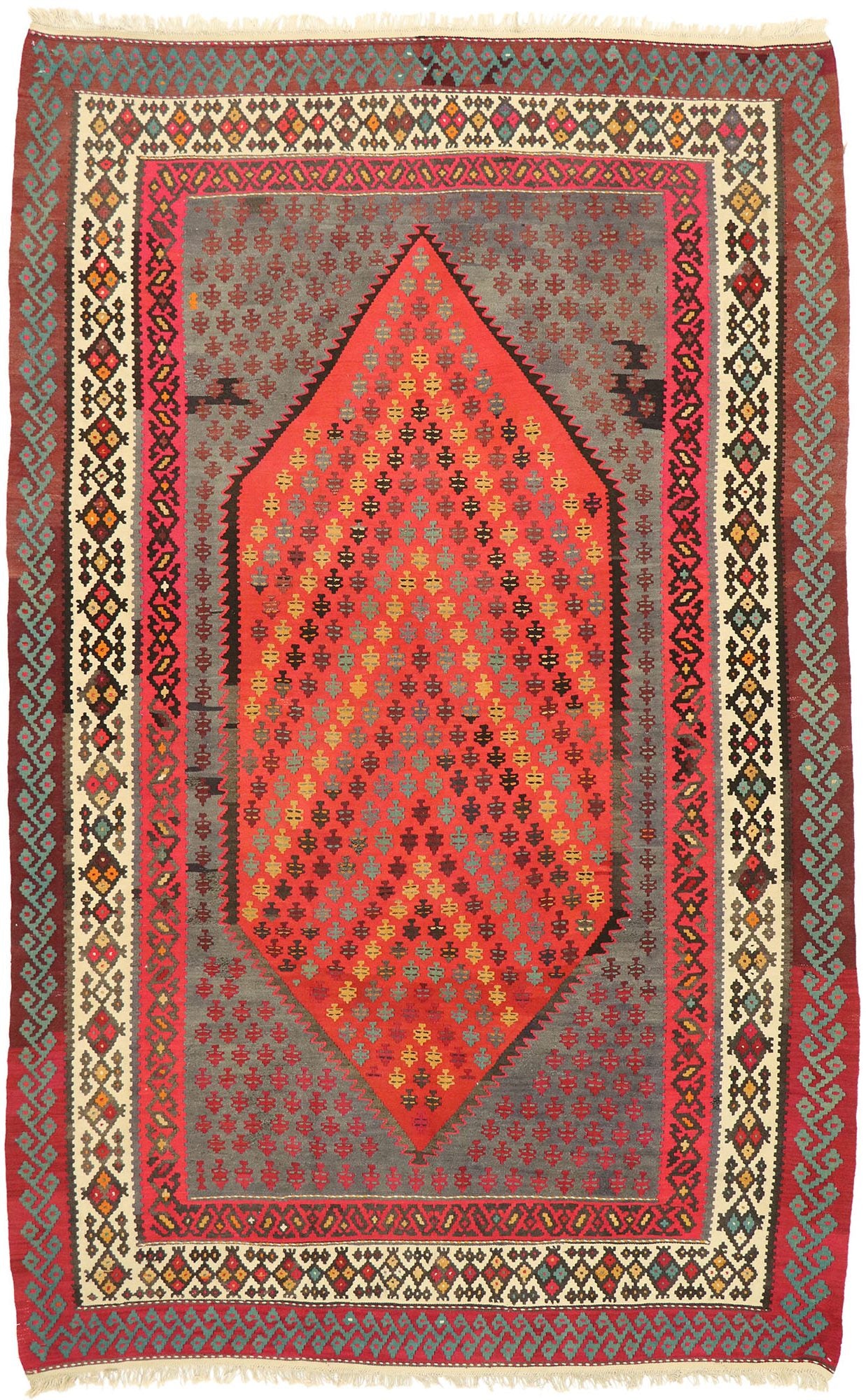 6 x 10 Vintage Persian Kilim Rug 70560