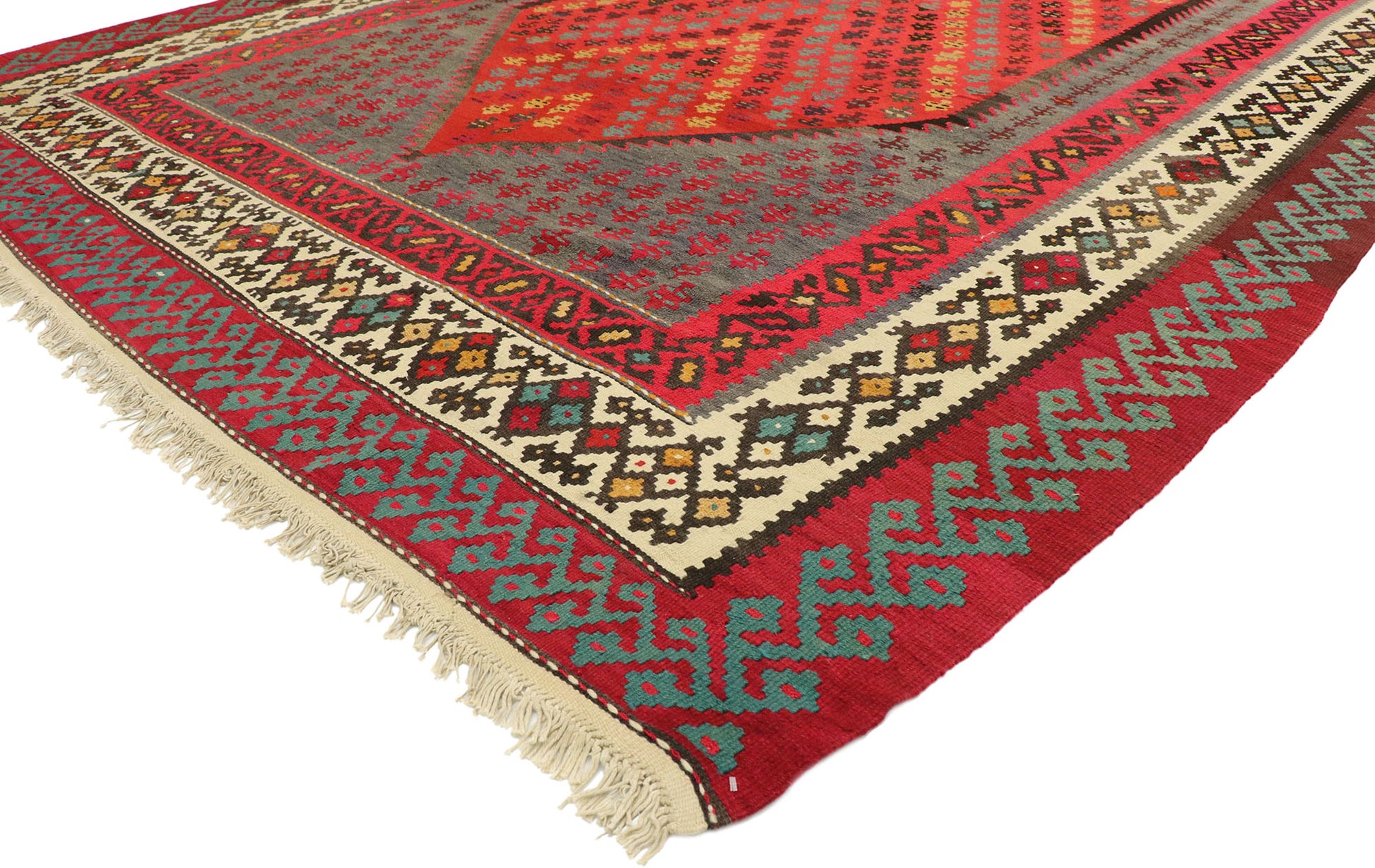 6 x 10 Vintage Persian Kilim Rug 70560