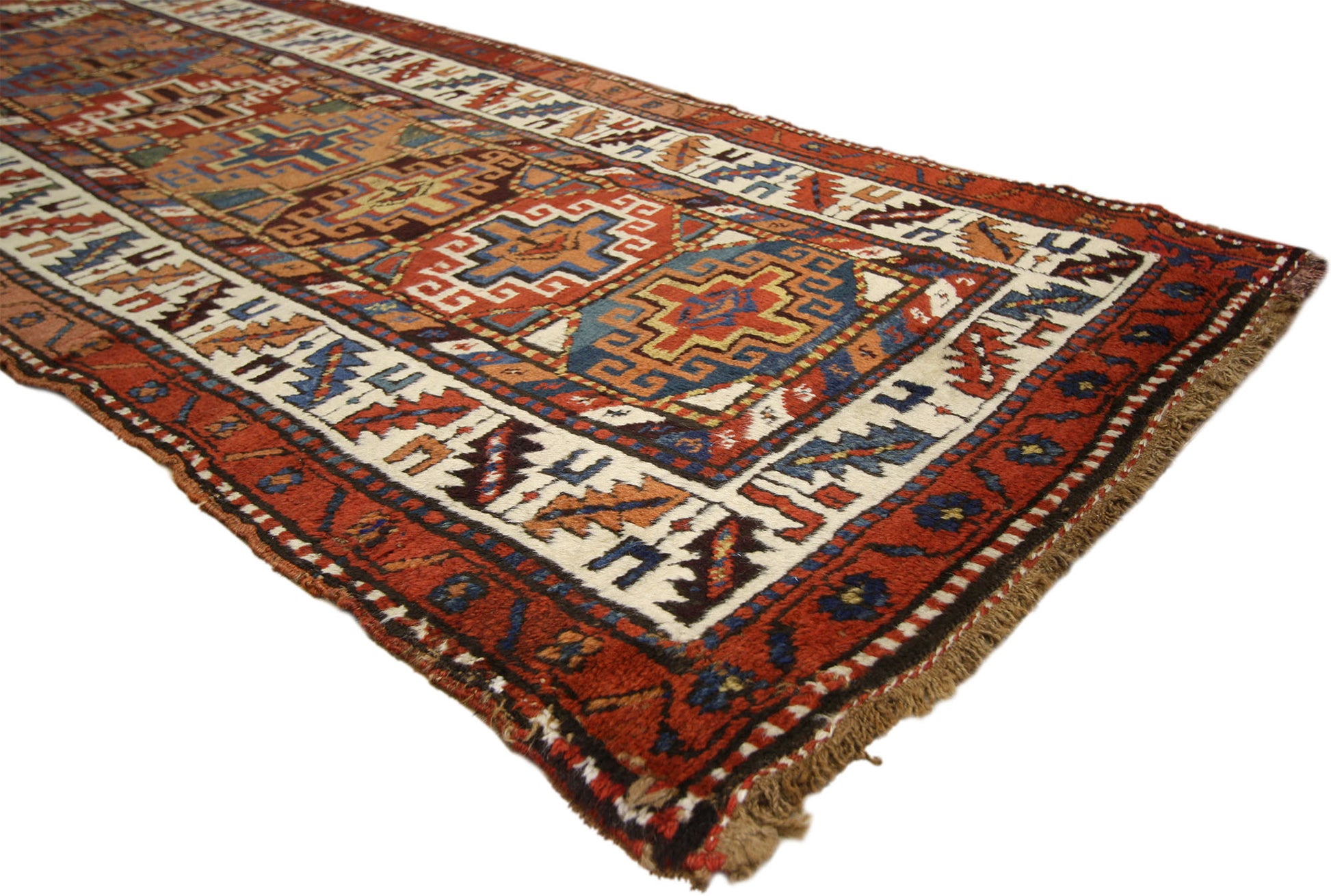 3 x 11 Antique Persian Kurdish Rug 70590